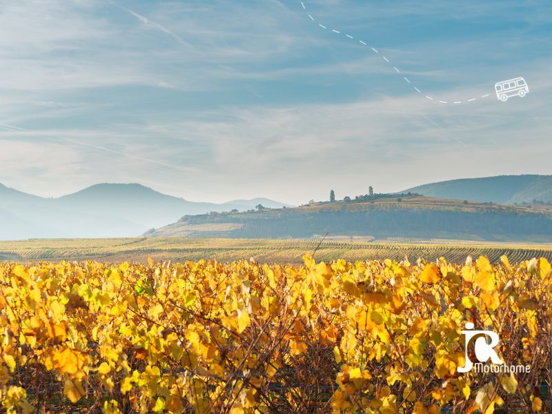 Voyager en motorhome en automne en Alsace